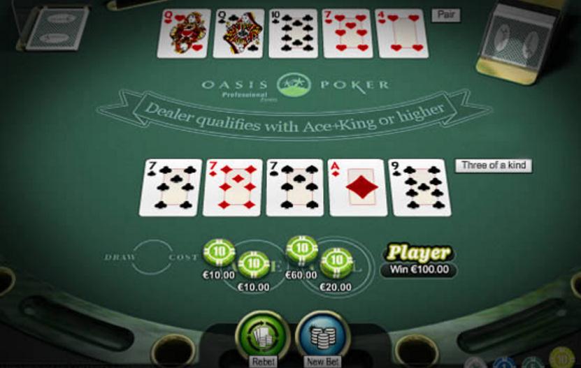 онлайн покер оазис