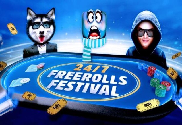 888poker раздает 10% бонусы и проводит фестиваль фрироллов