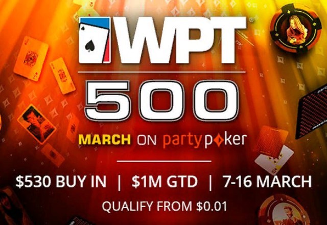 Partypoker анонсировал онлайн-серию WPT500 с гарантией в 4 000 000$