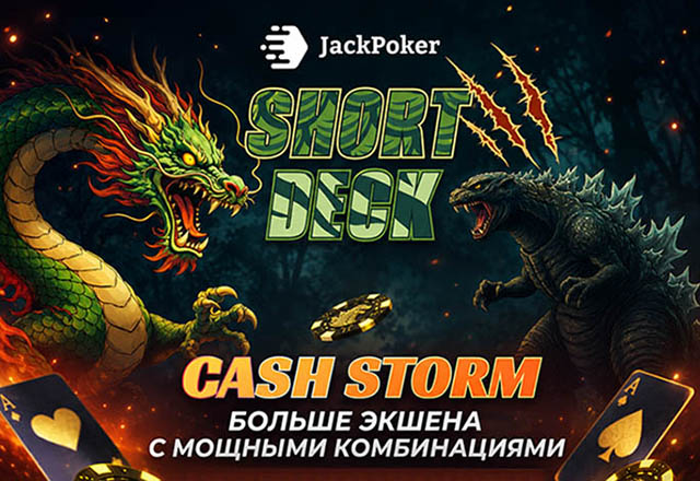 JackPoker запустил серию заданий Short Deck Cash Storm с различными призами