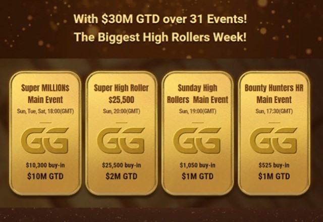 GGPokerok анонсировал серию Super Millions Week с гарантией в 30 000 000$